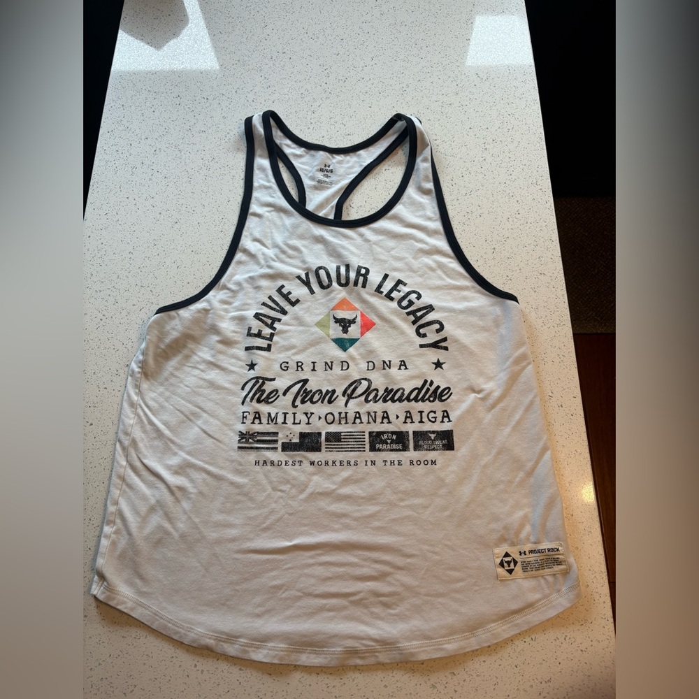 EUC Men’s Under Armor Project Rock Tank Top